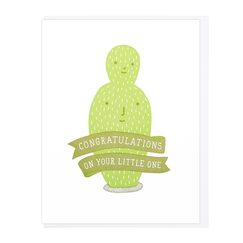 Cactus Baby Card