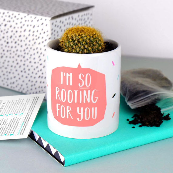 Rooting For You Plant Pot