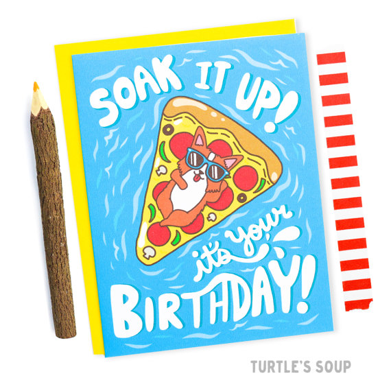 Turtles Soup Pizza card