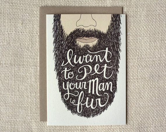 Pet Your Man Fur card